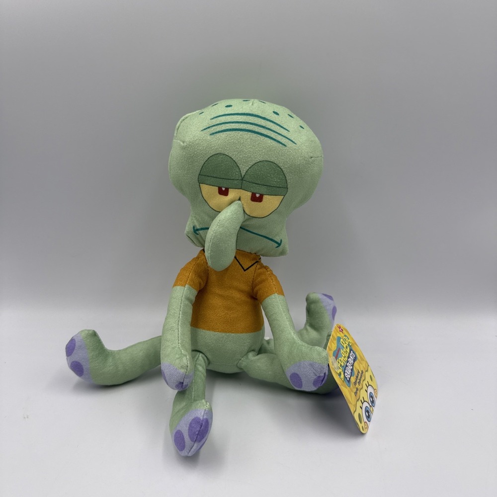 10" SQUIDWARD SpongeBob SquarePants Plush Nickelodeon Cartoon